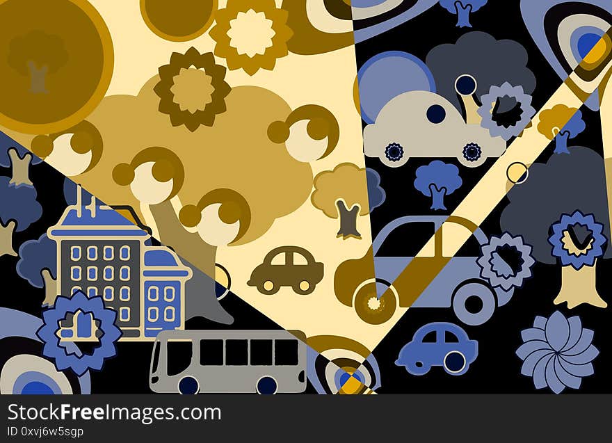 Abstract colorful vector element design. Shape with background. colorful background with shapes and icon