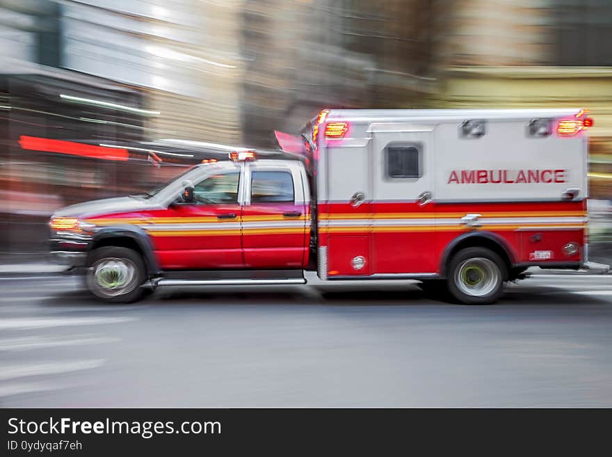 Ambulance On Emergency Car