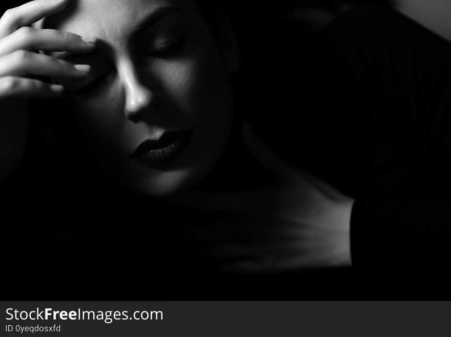 Emotive sensual Portrait of a beautiful woman. Emotive sensual Portrait of a beautiful woman..