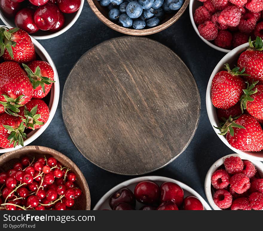 Summer Berries Top View