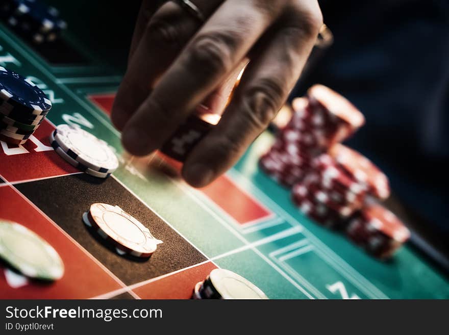 A Roulette Table Close Up