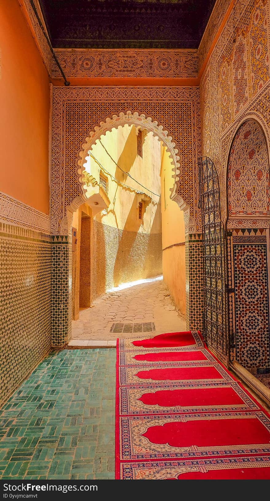 The beautiful medina Old Town of Meknes, Morocco. The beautiful medina Old Town of Meknes, Morocco