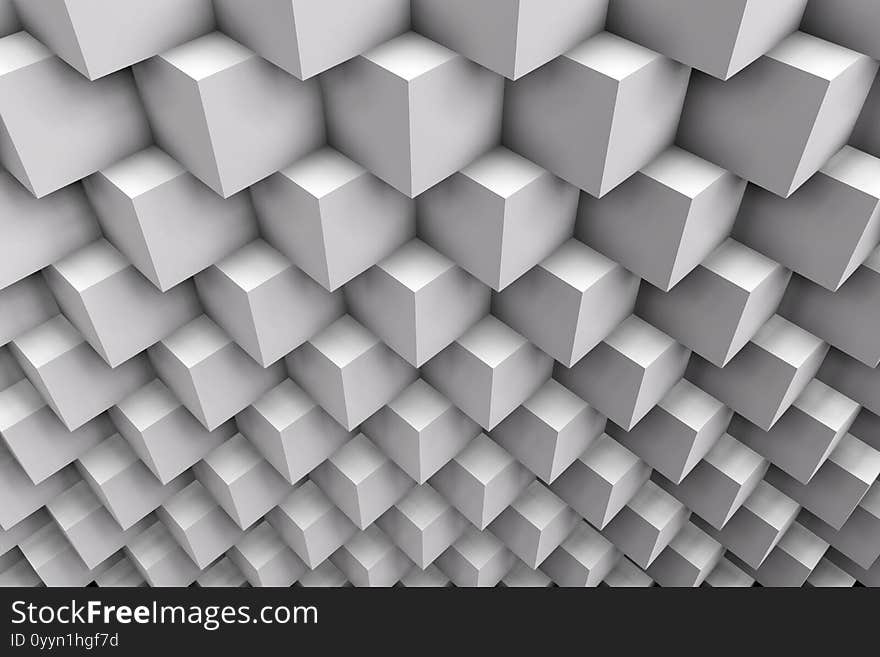 Background of 3d architectural cubes like a building growing without limits. Background of 3d architectural cubes like a building growing without limits