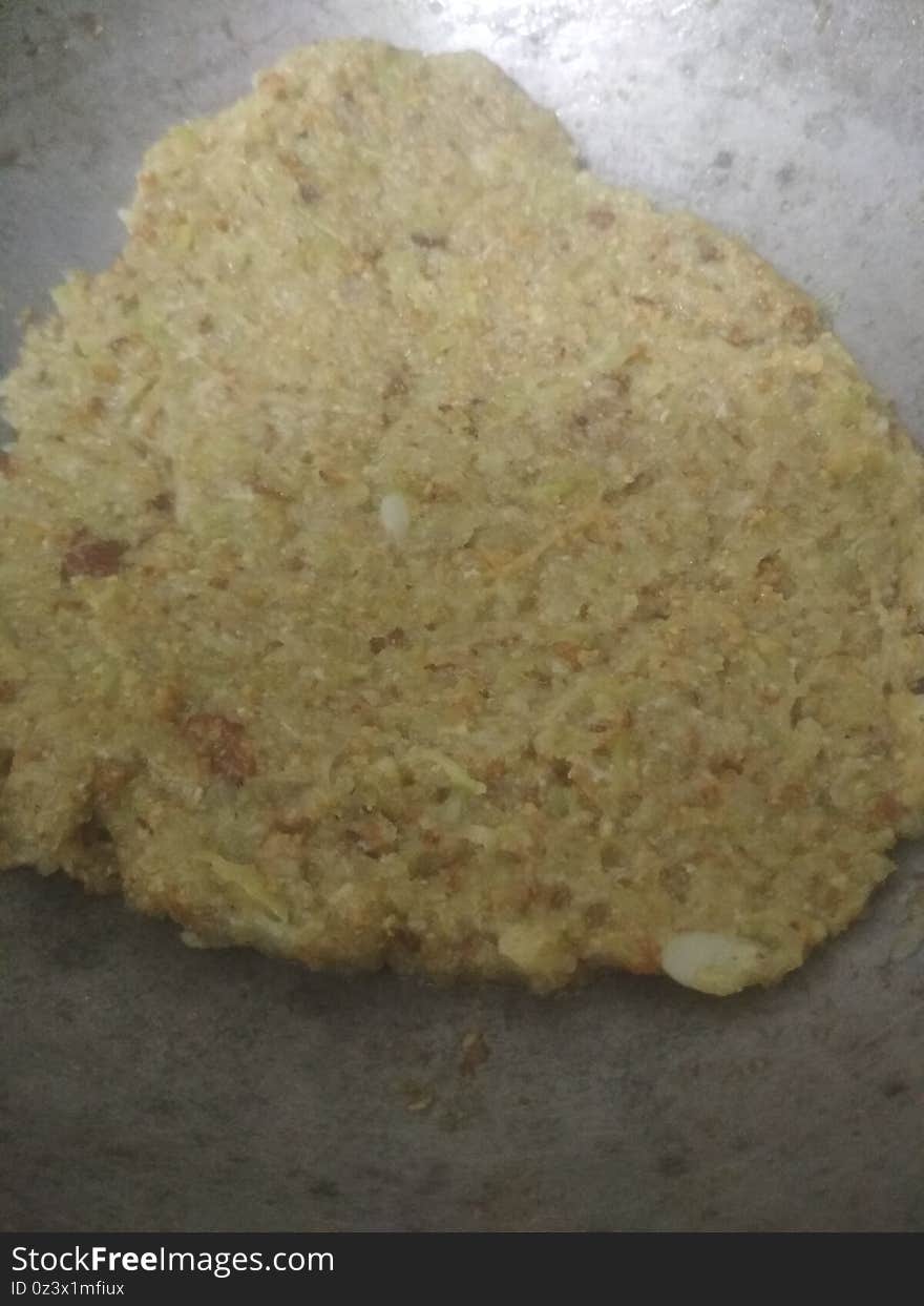 Lauki or bottle gourd halwa in kadhai