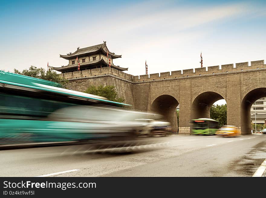 The city wall of Xi`an, China is the most complete ancient city wall. The city wall of Xi`an, China is the most complete ancient city wall