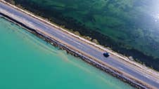 Water Highway 315 Crossing The Salt Lake Of Dongtai Kinel Stock Images