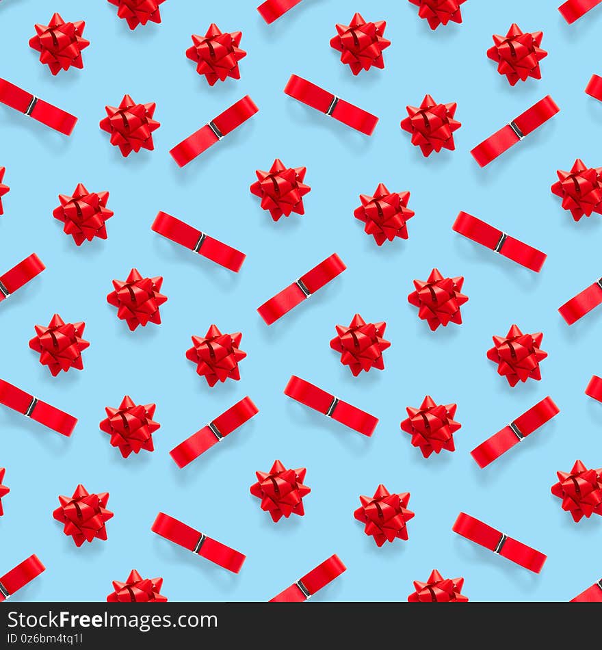 Seamless regular creative Christmas pattern with New Year decorations. xmas Modern Seamless pattern made from christmas