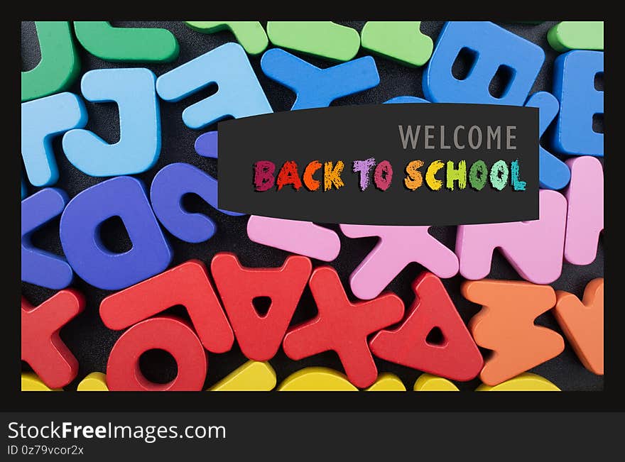 Back to School banner. Education and school concept