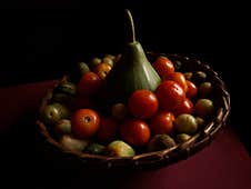 A Basket Full Of Vegetables , Indian Market, Royalty Free Stock Images