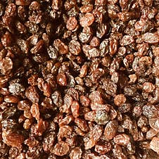 South African Raisins On Display. Stock Photo