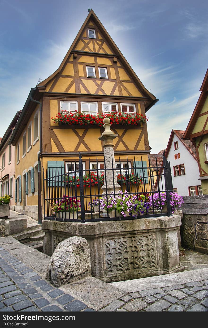 Rothenburg ob der Tauber is a German city in northern Bavaria. Rothenburg ob der Tauber is a German city in northern Bavaria