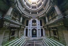 The Step Well Of Adalaj, Gujarat Stock Images