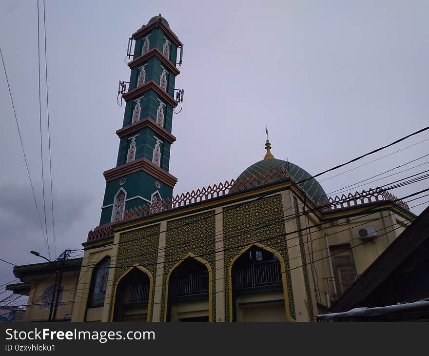 Mosque Image For Background Greeting Card, Jakarta, Indonesia - 2020