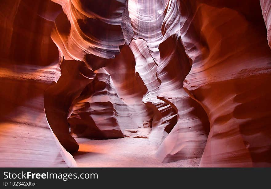 Page, USA - july 9 2016 : Antelope Canyon