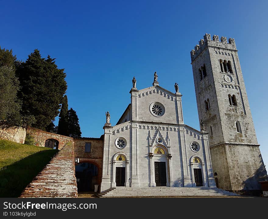Church of Porcari in province of Lucca