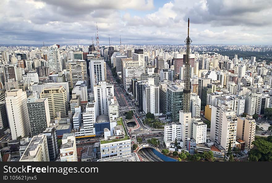 Avenida Paulista, Sao Paulo city, Brazil