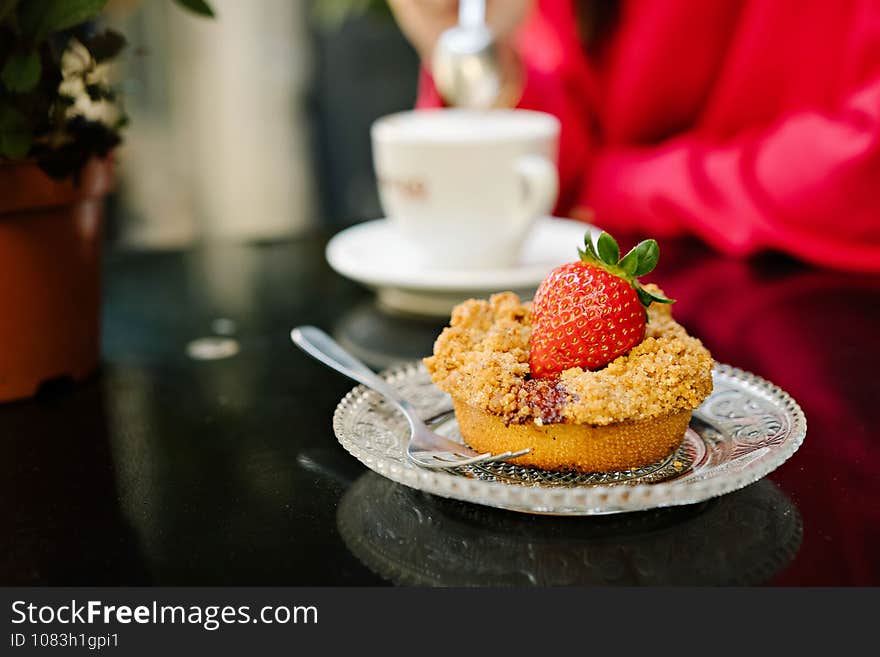 Coffee in a Cup. Hand with a Cup of coffee, Italy, Italian cuisine