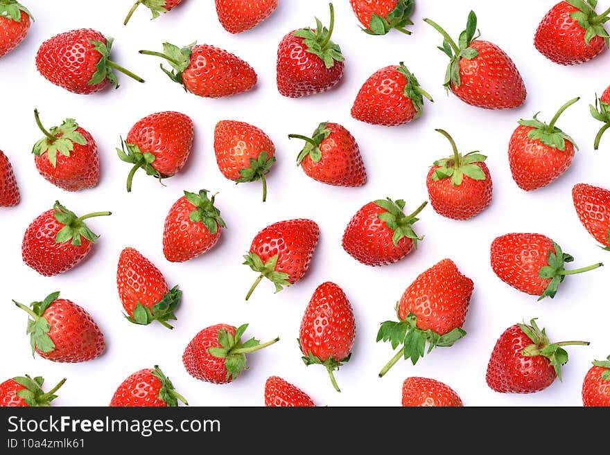 Strawberry as seamless pattern