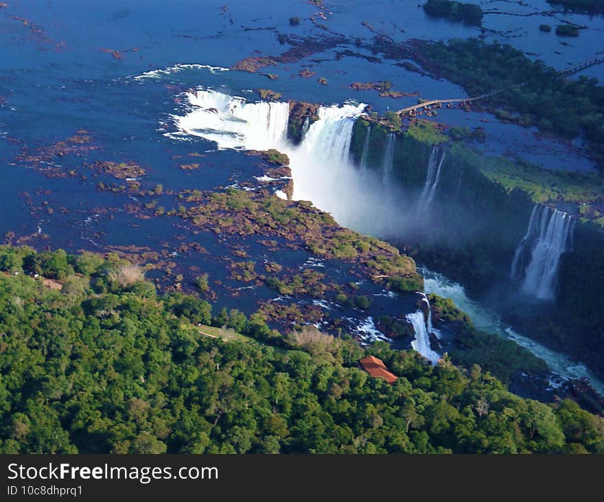 Iguaçu falls river