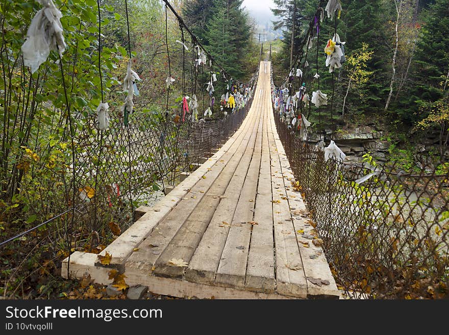 Bridge for tourists