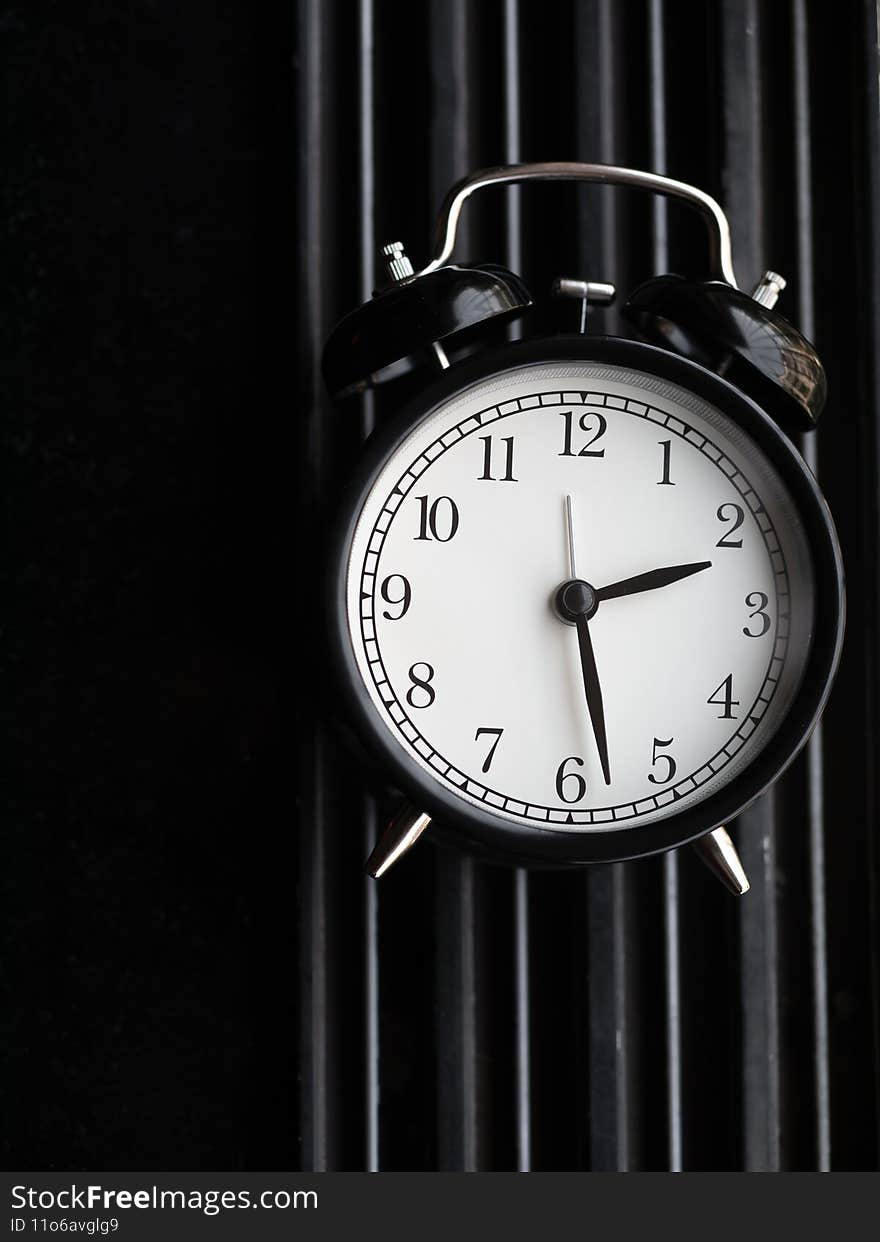Black Alarm Clock