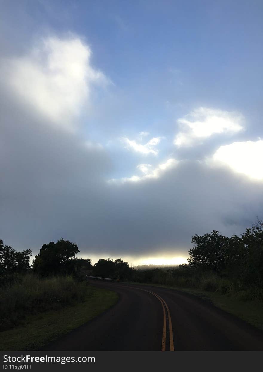 Spring in Waimea Canyon on Kauai Island in Hawaii.