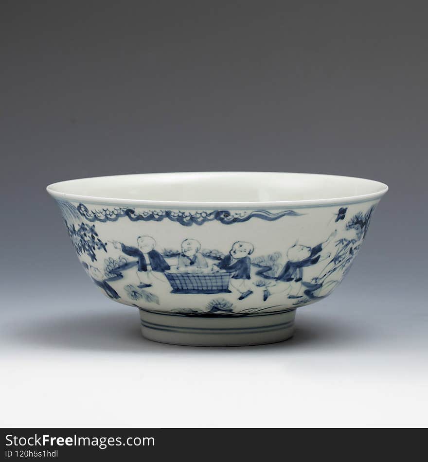 Chinese ancient blue and white ceramics