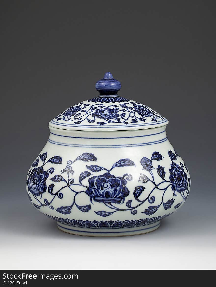 Chinese ancient blue and white ceramics