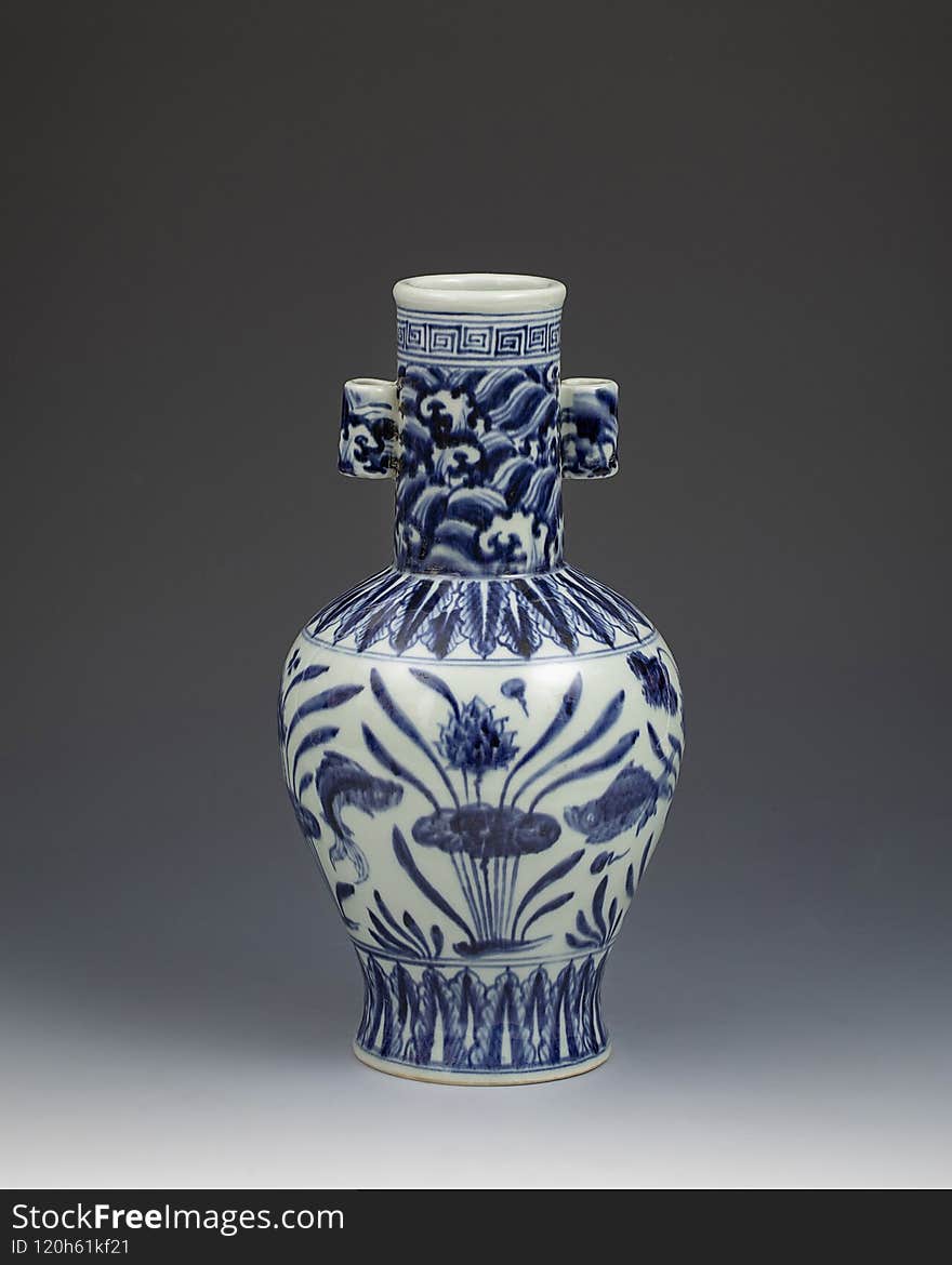 Chinese ancient blue and white ceramics