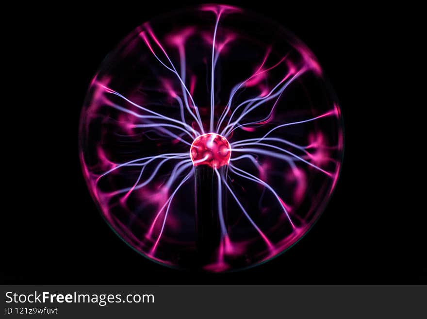 Plasma ball desktop background