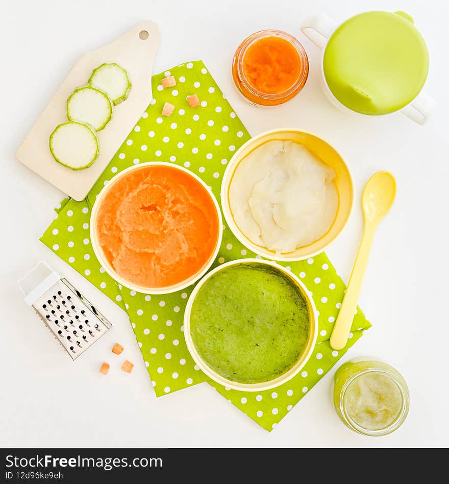 Vegetables for baby puree