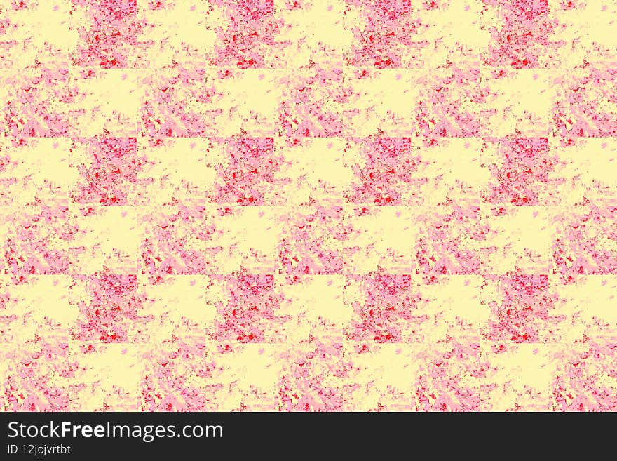 Red and creamy marbled squares background. Red and creamy marbled squares background