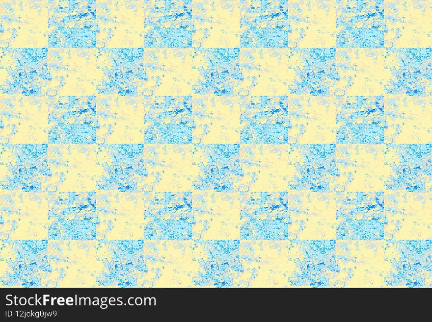 Bright Blue Checkerd Squares Background