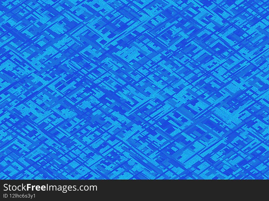 Shiny blue background with a crossed lines pattern. Shiny blue background with a crossed lines pattern