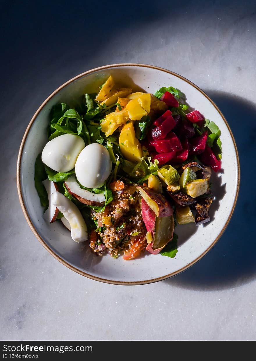 Health salad for lunch nice