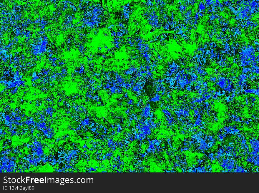 Bright green, blue and grey background with a large irregular marbled pattern. Bright green, blue and grey background with a large irregular marbled pattern