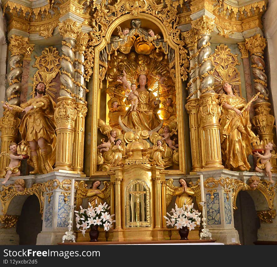 Slovenia, the picturesque chapel of Bled island. Slovenia, the picturesque chapel of Bled island