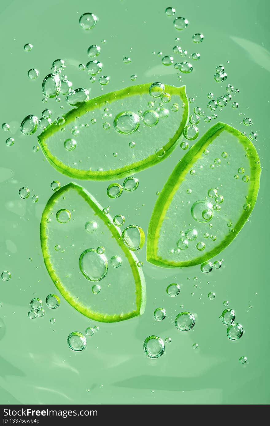 Aloe vera slice texture with gel on green background. Medicinal plant. Flat lay. Top view. Natural herbal medical plant, skincare, healthcare and beauty spa concept. Aloe vera slice texture with gel on green background. Medicinal plant. Flat lay. Top view. Natural herbal medical plant, skincare, healthcare and beauty spa concept
