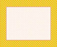 Yellow Orange Rhomb Frame Royalty Free Stock Photo