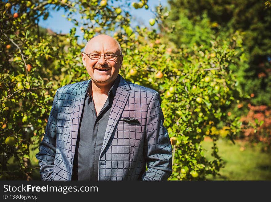 Senior man at retired, lifestyle of older people