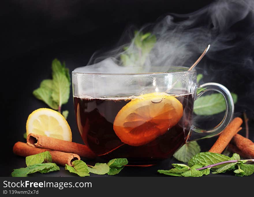 Zitrone Tea Citrustea Mint Peppermint Cinnamon