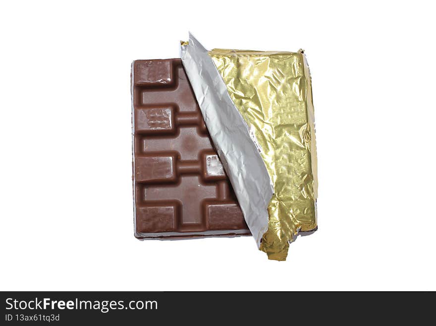 Tasty Chocolates in white Background