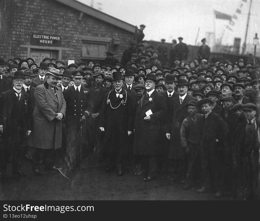 This photograph shows the future King George VI visiting the shipyard of John Readhead &amp; Sons Ltd, South Shields, 16 April 1920

Reference: 1061/1209/2

On 22 November Prince William will be visiting Sunderland and South Tyneside to take part in a number of youth development events.  During the visit he will also officially open Haven Point, the new leisure centre in South Shields.

To celebrate this Tyne &amp; Wear Archives has produced a short flickr set remembering past royal visits to the region’s shipyards.  Most of the visits featured here took place during difficult times and they gave a real boost to public spirits in the face of two World Wars.

A short blog relating to these images can be read  here .

These images are part of the Tyne &amp; Wear Archives Shipyard Collection. In July 2013 the outstanding historical significance of the Collection was recognised by UNESCO through its inscription to the UK Memory of the World Register.

&#x28;Copyright&#x29; We&#x27;re happy for you to share these digital images within the spirit of The Commons. Please cite &#x27;Tyne &amp; Wear Archives &amp; Museums&#x27; when reusing. Certain restrictions on high quality reproductions and commercial use of the original physical version apply though; if you&#x27;re unsure please email archives@twmuseums.org.uk. This photograph shows the future King George VI visiting the shipyard of John Readhead &amp; Sons Ltd, South Shields, 16 April 1920

Reference: 1061/1209/2

On 22 November Prince William will be visiting Sunderland and South Tyneside to take part in a number of youth development events.  During the visit he will also officially open Haven Point, the new leisure centre in South Shields.

To celebrate this Tyne &amp; Wear Archives has produced a short flickr set remembering past royal visits to the region’s shipyards.  Most of the visits featured here took place during difficult times and they gave a real boost to public spirits in the face of two World Wars.

A short blog relating to these images can be read  here .

These images are part of the Tyne &amp; Wear Archives Shipyard Collection. In July 2013 the outstanding historical significance of the Collection was recognised by UNESCO through its inscription to the UK Memory of the World Register.

&#x28;Copyright&#x29; We&#x27;re happy for you to share these digital images within the spirit of The Commons. Please cite &#x27;Tyne &amp; Wear Archives &amp; Museums&#x27; when reusing. Certain restrictions on high quality reproductions and commercial use of the original physical version apply though; if you&#x27;re unsure please email archives@twmuseums.org.uk