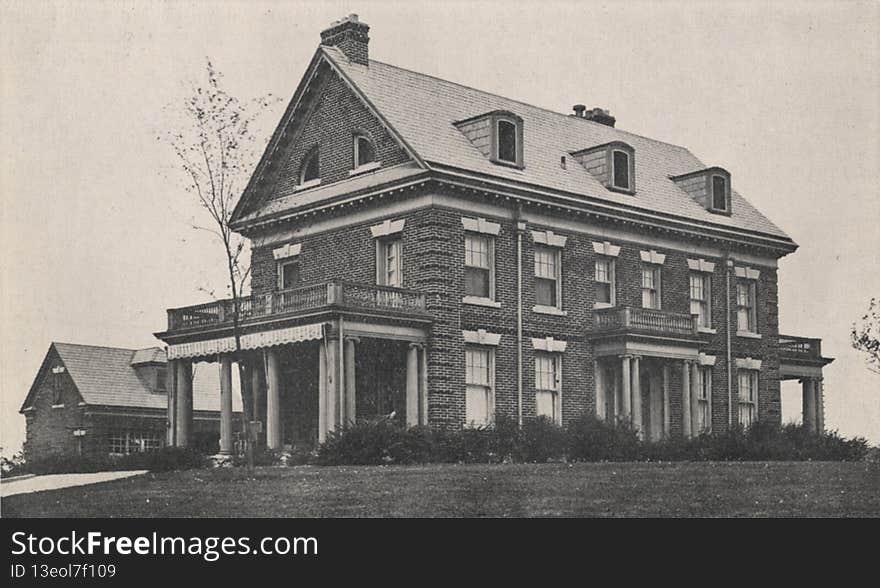 The residence of the Ben Sells Thompson family, completed in 1916, was located at 1919 Cambridge Boulevard. The property was later owned by Laura Thompson, Ralph Johansmann, Robert Atwell, and Claire Hamilton. Ben Sells Thompson, one of the founders of Upper Arlington, was born in Georgetown, Ohio in 1879. As a young man, he moved to Mansfield and worked in the hardware business. Later he attended the engineering college at The Ohio State University. In 1907, Ben joined his brother, King Thompson, in the real estate business. In 1913, Ben Thompson and his brother, King, purchased 840 acres of land from James Terrell Miller to develop an &quot;ideal residential community for Columbus.&quot; The land appealed to the Thompsons as a residential site because of its location on high ground, its proximity to both downtown Columbus and The Ohio State University campus, and its position upwind from larger cities. The beautiful land that was once a &quot;well-managed, immaculately kept, working farm&quot; was subdivided into 2500 lots. In 1914 the King Thompson Company was formed to sell this new community to the public. In August of 1914, laborers and teams of horses were hired by the Thompson brothers to construct the first street, named Roxbury Road, leading into this pristine new subdivision.

In 1917, the Upper Arlington Company was established, with King Thompson as president and Ben Thompson as vice president, to manage the streets, sewers, and water lines. Ben Thompson also served as president of the Northwest Boulevard Company, which deeded the land that was eventually used to construct Northwest Boulevard. This road, known by many Upper Arlington residents as a crucial step in the development of the village, provided a convenient route from Upper Arlington directly to downtown Columbus. On March 20, 1918 the village of Upper Arlington, with two hundred residents, was incorporated. Before the establishment of a police force, Ben Thompson was elected to the &quot;high office of Marshal of Upper Arlington&quot; for which he took no salary. Ben and King Thompson were very active in the life of their new community, entertaining residents, sponsoring athletic competitions, and organizing holiday activities for the families. Ben Thompson was a member of the first Village Commission, an appointed member of the Upper Arlington Park Board, and served as treasurer of the Men&#x27;s Brotherhood, predecessor of the Upper Arlington Civic Association. Ben Thompson later accepted a secretarial position with the Y.M.C.A., and was stationed overseas in that capacity. Ben Thompson was married to the former Catherine Pinney, of Flint, Ohio. Mrs. Thompson served as chairwoman of the Upper Arlington Red Cross Unit, established in 1917, which met weekly to socialize, as well as to sew towels, hospital clothes, and bandages in their contribution to the war effort. In addition to his work in real estate, Ben Thompson was an outdoorsman who enjoyed baseball, hunting and fishing. Ben once gave a &quot;short and very interesting account of his northern hunting trip and the methods and difficulties encountered in bagging a grizzly bear.&quot;


This image available online at the UA Archives &gt;&gt;

Read the related &quot;Norwester&quot; magazine article at the UA Archives &gt;&gt;

----------------------------------------

Identifier: hinw12p024i02
Date &#x28;yyyy-mm-dd&#x29;: c. 1918-10
Original Dimensions: 12.7 cm x 7.6 cm 
Format: Black and White Halftone Photograph
Source: Norwester, October 1918, page 24
Original Publisher: Upper Arlington Community &#x28;Ohio&#x29;
Location/s: Upper Arlington &#x28;USA, Ohio, Franklin County&#x29;
Repository: Upper Arlington Historical Society
Digital Publisher: Upper Arlington Public Library, UA Archives

Credit: UA Archives - Upper Arlington Public Library &#x28;Repository: UA Historical Society&#x29;. The residence of the Ben Sells Thompson family, completed in 1916, was located at 1919 Cambridge Boulevard. The property was later owned by Laura Thompson, Ralph Johansmann, Robert Atwell, and Claire Hamilton. Ben Sells Thompson, one of the founders of Upper Arlington, was born in Georgetown, Ohio in 1879. As a young man, he moved to Mansfield and worked in the hardware business. Later he attended the engineering college at The Ohio State University. In 1907, Ben joined his brother, King Thompson, in the real estate business. In 1913, Ben Thompson and his brother, King, purchased 840 acres of land from James Terrell Miller to develop an &quot;ideal residential community for Columbus.&quot; The land appealed to the Thompsons as a residential site because of its location on high ground, its proximity to both downtown Columbus and The Ohio State University campus, and its position upwind from larger cities. The beautiful land that was once a &quot;well-managed, immaculately kept, working farm&quot; was subdivided into 2500 lots. In 1914 the King Thompson Company was formed to sell this new community to the public. In August of 1914, laborers and teams of horses were hired by the Thompson brothers to construct the first street, named Roxbury Road, leading into this pristine new subdivision.

In 1917, the Upper Arlington Company was established, with King Thompson as president and Ben Thompson as vice president, to manage the streets, sewers, and water lines. Ben Thompson also served as president of the Northwest Boulevard Company, which deeded the land that was eventually used to construct Northwest Boulevard. This road, known by many Upper Arlington residents as a crucial step in the development of the village, provided a convenient route from Upper Arlington directly to downtown Columbus. On March 20, 1918 the village of Upper Arlington, with two hundred residents, was incorporated. Before the establishment of a police force, Ben Thompson was elected to the &quot;high office of Marshal of Upper Arlington&quot; for which he took no salary. Ben and King Thompson were very active in the life of their new community, entertaining residents, sponsoring athletic competitions, and organizing holiday activities for the families. Ben Thompson was a member of the first Village Commission, an appointed member of the Upper Arlington Park Board, and served as treasurer of the Men&#x27;s Brotherhood, predecessor of the Upper Arlington Civic Association. Ben Thompson later accepted a secretarial position with the Y.M.C.A., and was stationed overseas in that capacity. Ben Thompson was married to the former Catherine Pinney, of Flint, Ohio. Mrs. Thompson served as chairwoman of the Upper Arlington Red Cross Unit, established in 1917, which met weekly to socialize, as well as to sew towels, hospital clothes, and bandages in their contribution to the war effort. In addition to his work in real estate, Ben Thompson was an outdoorsman who enjoyed baseball, hunting and fishing. Ben once gave a &quot;short and very interesting account of his northern hunting trip and the methods and difficulties encountered in bagging a grizzly bear.&quot;


This image available online at the UA Archives &gt;&gt;

Read the related &quot;Norwester&quot; magazine article at the UA Archives &gt;&gt;

----------------------------------------

Identifier: hinw12p024i02
Date &#x28;yyyy-mm-dd&#x29;: c. 1918-10
Original Dimensions: 12.7 cm x 7.6 cm 
Format: Black and White Halftone Photograph
Source: Norwester, October 1918, page 24
Original Publisher: Upper Arlington Community &#x28;Ohio&#x29;
Location/s: Upper Arlington &#x28;USA, Ohio, Franklin County&#x29;
Repository: Upper Arlington Historical Society
Digital Publisher: Upper Arlington Public Library, UA Archives

Credit: UA Archives - Upper Arlington Public Library &#x28;Repository: UA Historical Society&#x29;