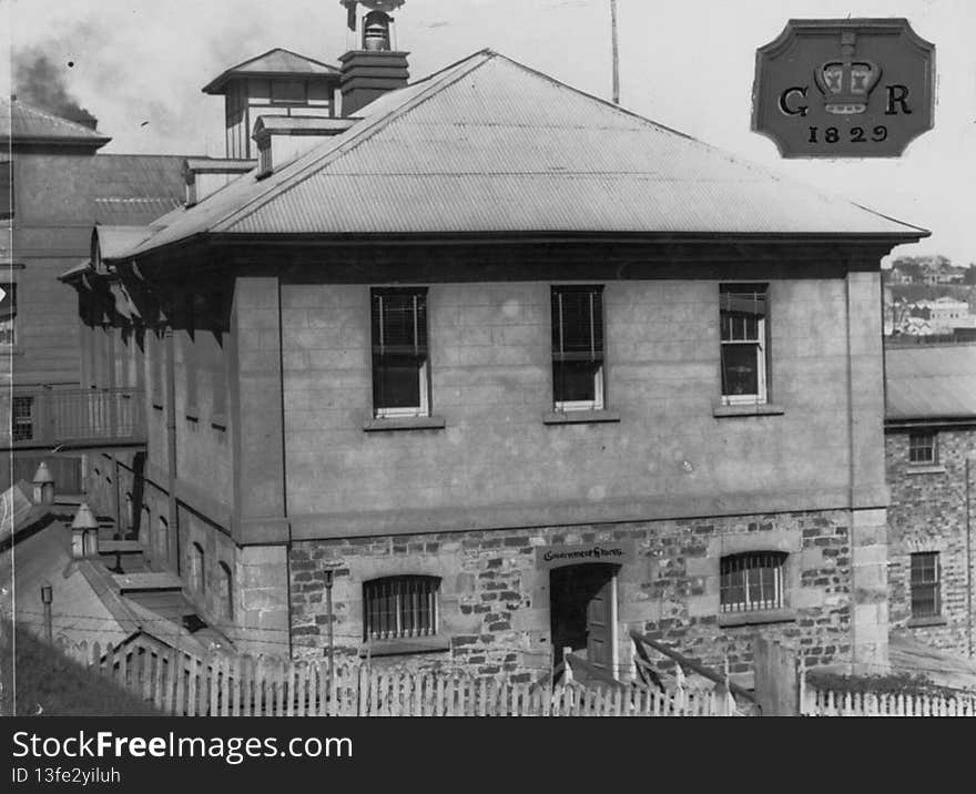 Former commissariat Stores building in Brisbane ca 1928