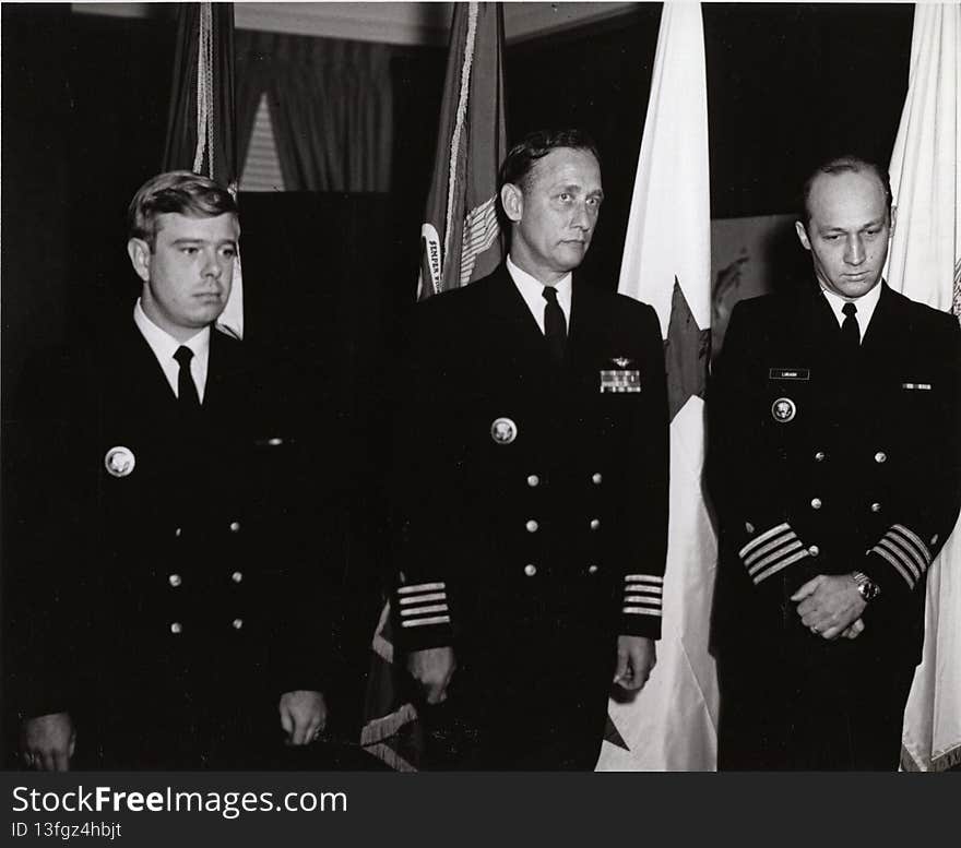 Legion of Merit for Captain Voss, Captain Lukash and Navy Commendation Medal for Chief Hospital Corpsman King of the White House Physician&#x27;s office.  [Portraits.] [Scene.] William M. Lukash, Rear Admiral.

03/07/1969; BuMed PR 69059

Navy Medicine Historical Files Collection - Biographical 
09-8634-003
Print b&amp;w 8X10. Legion of Merit for Captain Voss, Captain Lukash and Navy Commendation Medal for Chief Hospital Corpsman King of the White House Physician&#x27;s office.  [Portraits.] [Scene.] William M. Lukash, Rear Admiral.

03/07/1969; BuMed PR 69059

Navy Medicine Historical Files Collection - Biographical 
09-8634-003
Print b&amp;w 8X10