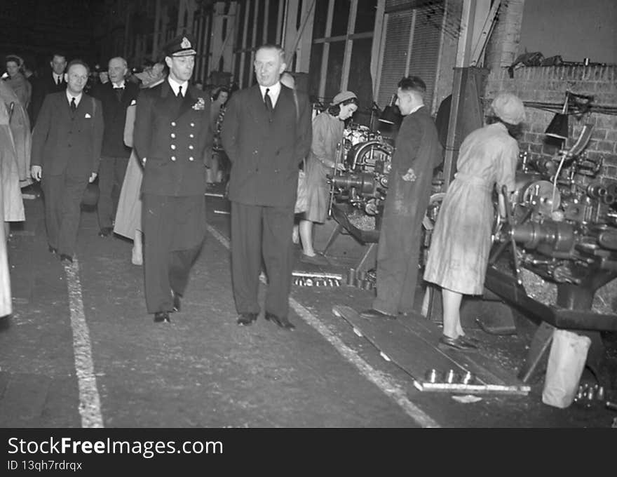 Royal Visit by King George VI and Queen Elizabeth, 18 June 1941 &#x28;TWAM ref. 5366/14&#x29;. 

â€˜Workshop of the Worldâ€™ is a phrase often used to describe Britainâ€™s manufacturing dominance during the Nineteenth Century. Itâ€™s also a very apt description for the Elswick Works and Scotswood Works of Vickers Armstrong and its predecessor companies. These great factories, situated in Newcastle along the banks of the River Tyne, employed hundreds of thousands of men and women and built a huge variety of products for customers around the globe.

The Elswick Works was established by William George Armstrong &#x28;later Lord Armstrong&#x29; in 1847 to manufacture hydraulic cranes. From these relatively humble beginnings the company diversified into many fields including shipbuilding, armaments and locomotives. By 1953 the Elswick Works covered 70 acres and extended over a mile along the River Tyne. This set of images, mostly taken from our Vickers Armstrong collection, includes fascinating views of the factories at Elswick and Scotswood, the products they produced and the people that worked there. By preserving these archives we can ensure that their legacy lives on.

&#x28;Copyright&#x29; We&#x27;re happy for you to share this digital image within the spirit of The Commons. Please cite &#x27;Tyne &amp; Wear Archives &amp; Museums&#x27; when reusing. Certain restrictions on high quality reproductions and commercial use of the original physical version apply though; if you&#x27;re unsure please email info@twarchives.org.uk. Royal Visit by King George VI and Queen Elizabeth, 18 June 1941 &#x28;TWAM ref. 5366/14&#x29;. 

â€˜Workshop of the Worldâ€™ is a phrase often used to describe Britainâ€™s manufacturing dominance during the Nineteenth Century. Itâ€™s also a very apt description for the Elswick Works and Scotswood Works of Vickers Armstrong and its predecessor companies. These great factories, situated in Newcastle along the banks of the River Tyne, employed hundreds of thousands of men and women and built a huge variety of products for customers around the globe.

The Elswick Works was established by William George Armstrong &#x28;later Lord Armstrong&#x29; in 1847 to manufacture hydraulic cranes. From these relatively humble beginnings the company diversified into many fields including shipbuilding, armaments and locomotives. By 1953 the Elswick Works covered 70 acres and extended over a mile along the River Tyne. This set of images, mostly taken from our Vickers Armstrong collection, includes fascinating views of the factories at Elswick and Scotswood, the products they produced and the people that worked there. By preserving these archives we can ensure that their legacy lives on.

&#x28;Copyright&#x29; We&#x27;re happy for you to share this digital image within the spirit of The Commons. Please cite &#x27;Tyne &amp; Wear Archives &amp; Museums&#x27; when reusing. Certain restrictions on high quality reproductions and commercial use of the original physical version apply though; if you&#x27;re unsure please email info@twarchives.org.uk.