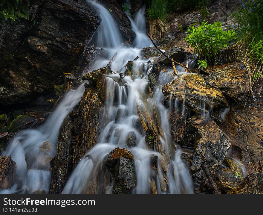 Rocky Mountain National Park Waterfall