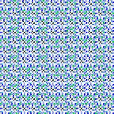 Seamless Mosaic Chequered Template Blue Green Royalty Free Stock Photos