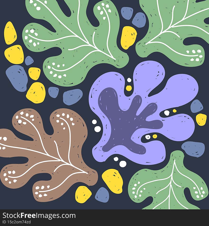 natural abstract background illustration vector 06